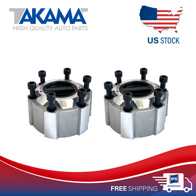 2PCS MANUAL Free Wheel Hub Lock For Nissan Frontier XTerra Navara D22(28 Spline)