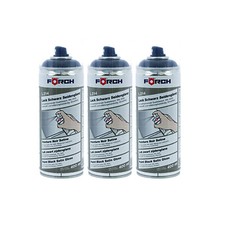 3x FOERCH LACK SCHWARZ SEIDENGLANZ L214 0.4 LTR SPRAYLACK FARBDOSE