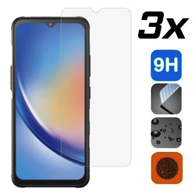 MBS-PROTECT 3x Panzerfolie aus Echtglas / Display Schutzglas für Samsung Galaxy Xcover 7