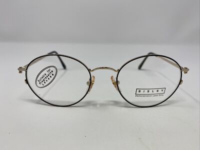Sisley Eyeglasses Frame Italy SLY 358-19S 51-19-140 Gold/Black Full Rim K419