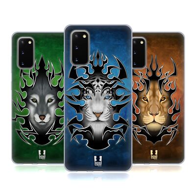HEAD CASE DESIGNS TRIBAL TIERE SOFT GEL HANDYHÜLLE FÜR SAMSUNG HANDYS 1