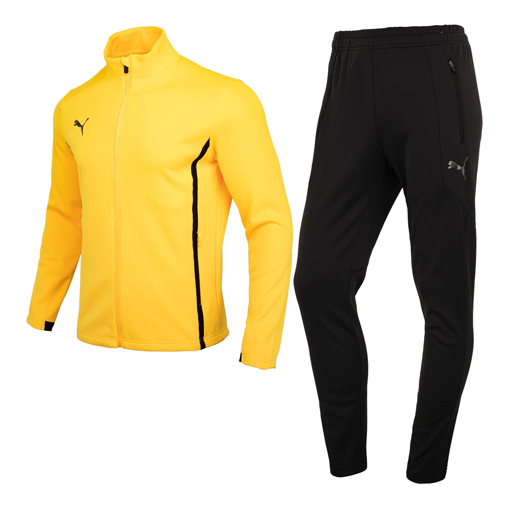 Puma 92993303 Men Jacket Pants black/Yellow | eBay