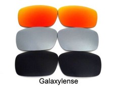 Galaxy Replacement Lenses For Oakley Chainlink Black/Grey/Red Polarized 3Pair