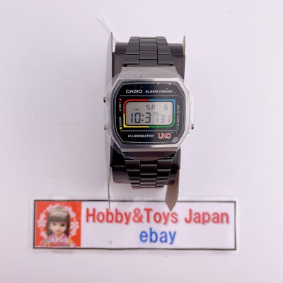 CASIO A168WEUC-1AJR UNO Collaboration Model Wild Card Unisex Resin