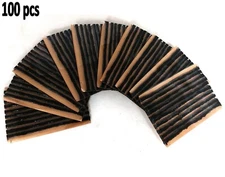 100 x Tubeless Tire Tyre Puncture Repair Kit 4" Strips Plug Car Van Truck Bike