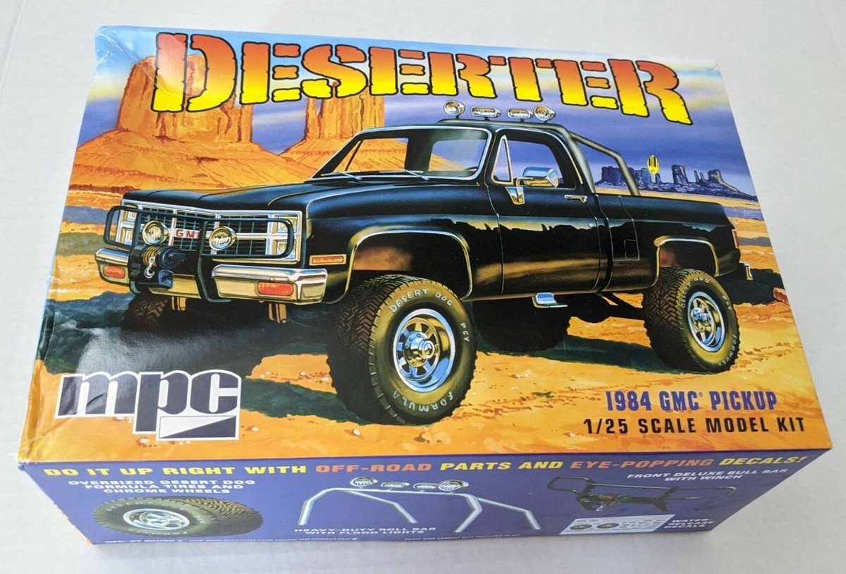 モートラック　1984※ # MPC 1984 DESERTER GMC PICKUP TRUCK MODEL CAR KIT plastic 1:25