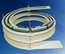 Zweigleis Gleiswendel Spur TT Modellbahn 2,5 Ebenen inklusive An- und Abfahrt