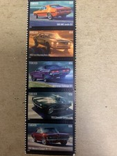 US Postage #5715-19 PONY CARS 2022 STRIP 5 Forever Stamps MNH Free Shipping