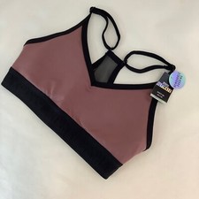 Victoria s Secret PINK Black Rose Ultimate Unlined Sports Bra - Size XS - BNWT