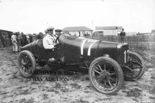 Sunbeam factory racer Dario Resta 1912 French Grand Prix Dieppe photo racing