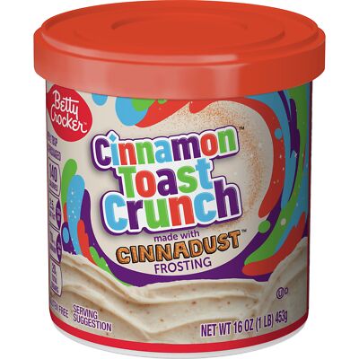 Betty Crocker Cinnamon Toast Crunch Cinnadust Frosting 453g Zuckerguss | USA