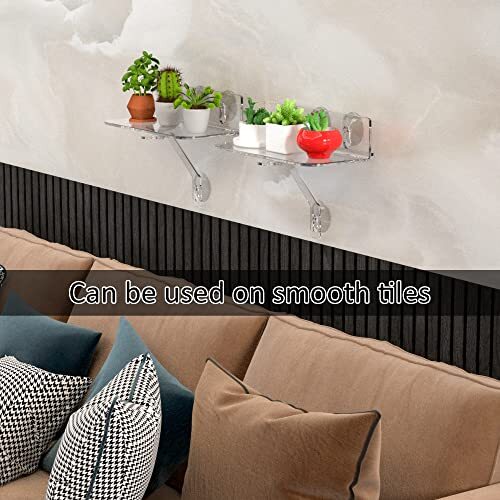 Clear Acrylic Window Shelf for Plants, Window Sill Plant Shelf with Strong 1 - Picture 6 of 6