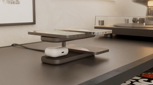Zens Quattro Wireless Charger Pro 4, Adattatore Wireless MagSafe e Qi2 da 15 W p - Foto 2 di 6