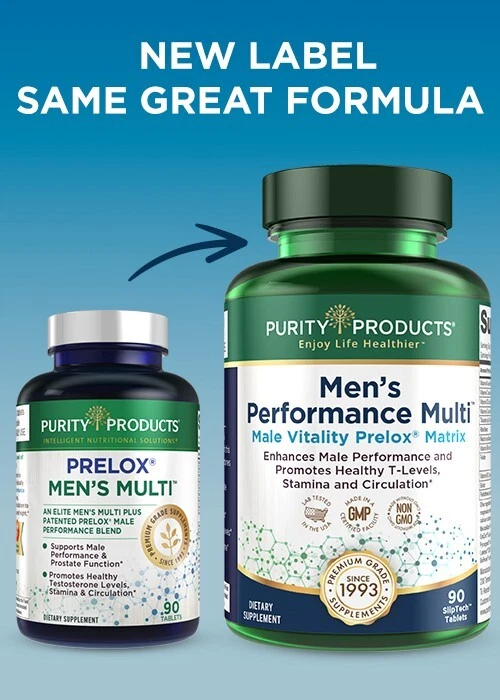 Prelox Men's Multi - Purity Products - Elite Men's Multivitamínico + Salud Sexual Foto 2 de 4