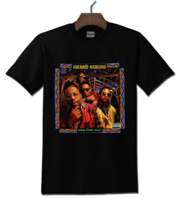 One For All T-Shirt Brand Nubian Grand Puba Sadat X Lord Jamar DJ Stud Doogie