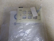 NEW Lucent 108168592 6-Port Ivory Faceplate *FREE SHIPPING*