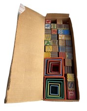 Pre Owned vintage toy blocks