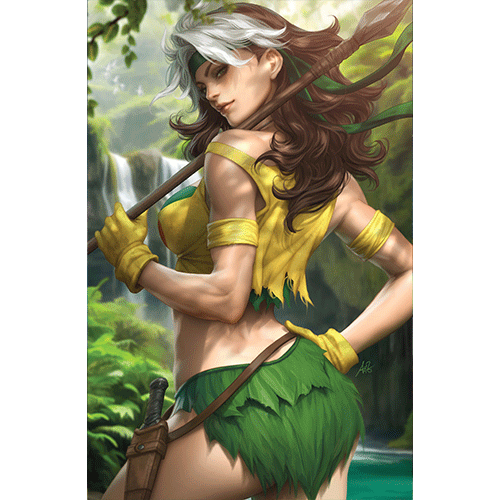 UNCANNY X-MEN #1 ARTGERM Virgin SAVAGE LAND ROGUE LE 750 + Mylar