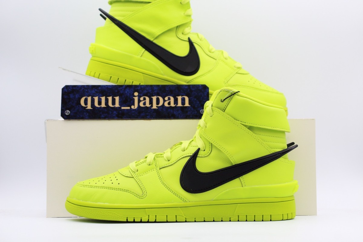 靴 Ambush Nike Dunk Hi Flash Lime Size 14 - AMBUSH x Nike Dunk High Flash Lime for sale online | eBay