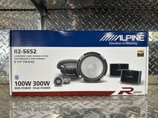Alpine R2-S652, R Series 6.5" Pro 2-Way Hi-Res Component Speakers - 300W