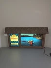 Vintage 1970s Hamm's Beer Lighted Bar Sign, Cabin Roof,  Land of Sky Blue Waters