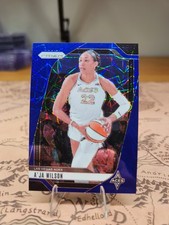 2024 Prizm WNBA BLUE LAZER REFRACTOR SP AJA WILSON! Las Vegas Aces STAR