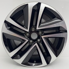 REFURBISHED SEAT TARRACO 18" ALLOY WHEEL RIM DIAMOND CUT BLACK 7J OEM 5FJ601025C