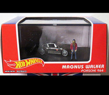 Hot Wheels Magnus Walker Urban Outlaw Porsche 964 Black 1:64 Diecast Real Riders