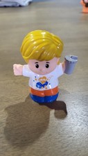 Fisher-Price Little People Boy in Roller Coaster Graphic Tee with Soda Cup