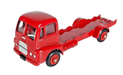 Atlas Dinky Toys 432 Guy Warrior Flat Truck Red Chassis Cab Die-cast Item Unbox.