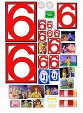 TMNT  Custom Channel 6 News Van Sticker Sheets w/ Extra Bonus Sheet