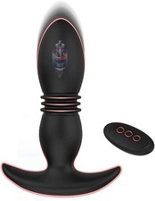 Male Thrusting Dildo Vibrator Butt Plug Anal Prostate Massager Couple Sex Toys