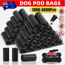UP 3000 Pet Dog Poo Poop Bags Puppy Waste Biodegradable Bag Disposable BulkOpen
