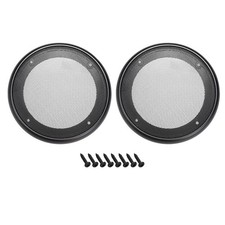 2 Packs Speaker Grill Mesh Decorative Circle Woofer Guard Protector Cover 6.5"