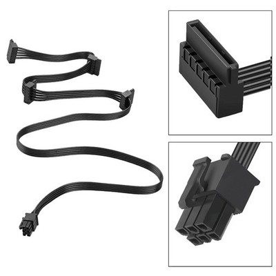 PCI E 6-Pin-Stecker auf Buchse. Einfach zu verwendende