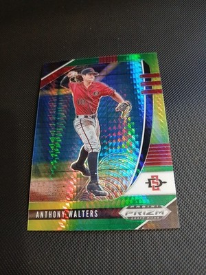 2020 Panini Prizm Draft Picks - Anthony Walters #PDP91 Green & Yellow Hyper SDS