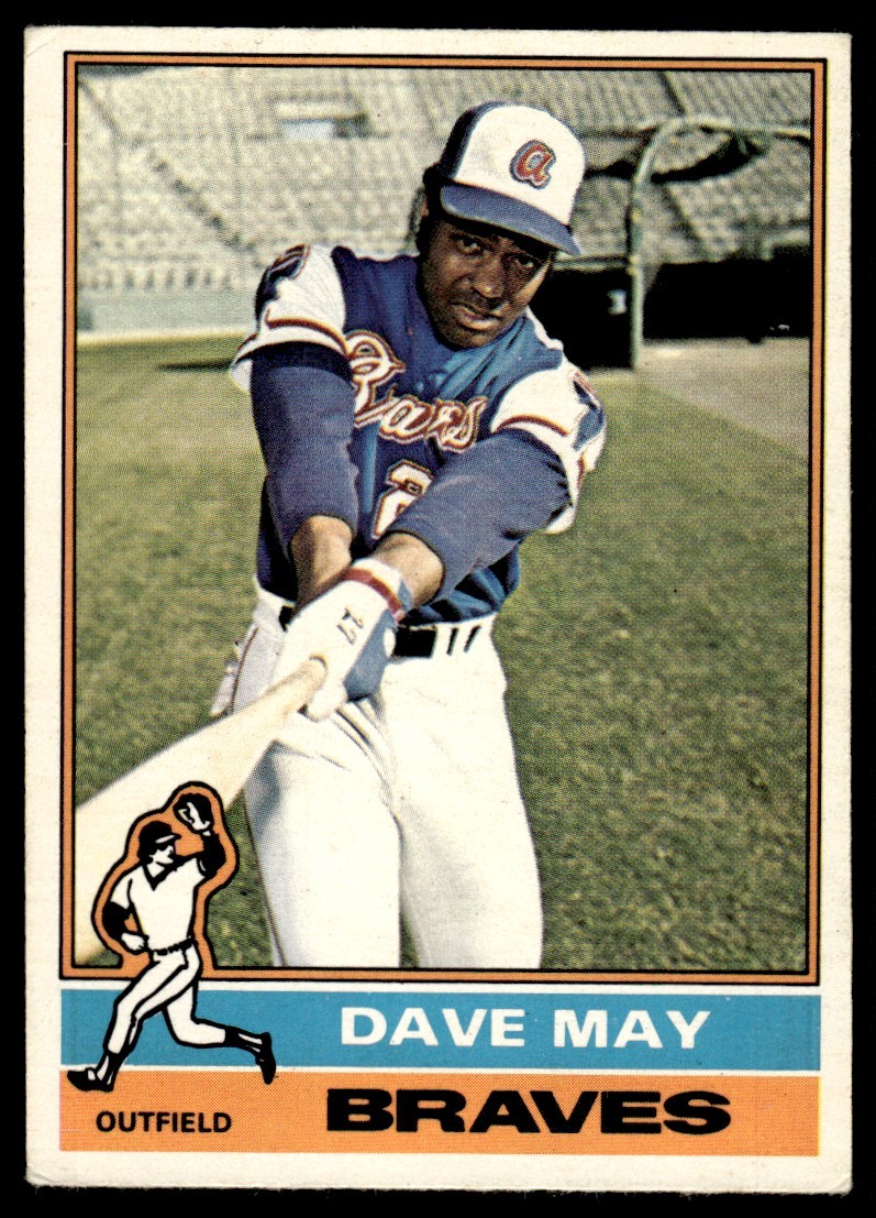 1976 O-Pee-Chee Dave May Atlanta Braves #281