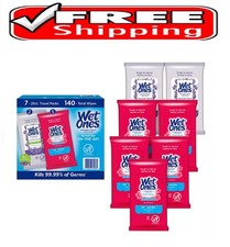 Wet Ones Antibacterial Hand Wipes, Fresh Scent  Lavender, 20 ct., 7 pk.