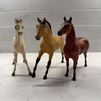 Breyer American Buckskin Stock Horses Lot Of 3