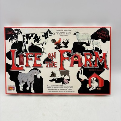 Life on the Farm Board Game COMPLETE 2004 W R Fun Games Farming Animals
