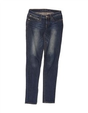 LEVI'S Womens Demi Curve Low Waist Skinny Jeans W27 L33 Blue Cotton BY15