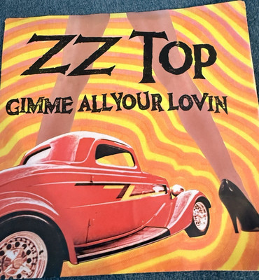 ZZ Top Gimme All Your Lovin 7'' 45 RPM Vinyl Single Warner Bros 7-29693 1983