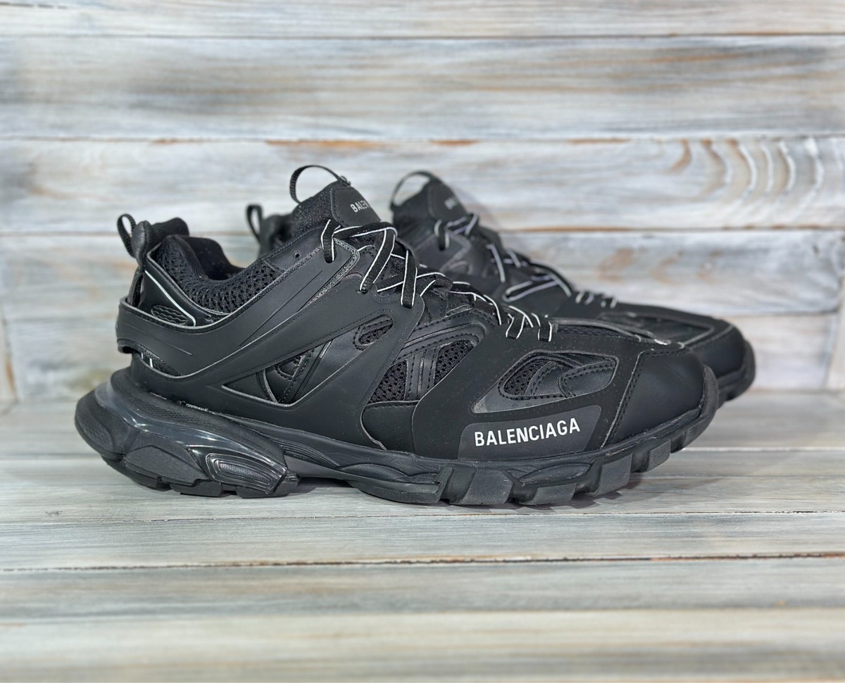 BALENCIAGA スニーカー track 43 オールブラック black-leather-track-balenciaga