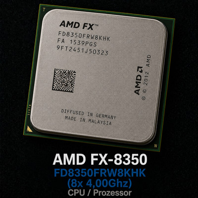 AMD FX-8350 FD8350FRW8KHK 8-Core 4,0 GHz AM3+ CPU Prozessor