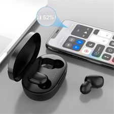 A6S Wireless Bluetooth Earbuds TWS Touch Control Stereo Headphones LED Case