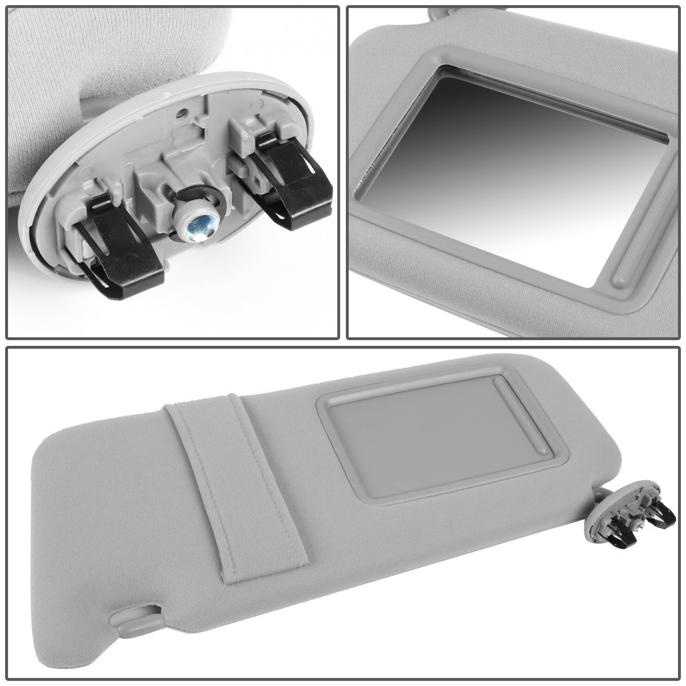For 07-11 Toyota Camry W/O Sunroof Beige Sun Visor Left & Right Side - Foto 5