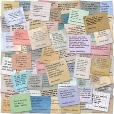 Vintage Typewriter Stickers 240 Pcs Inspirational Quotes for Scrapbooking thumbnail