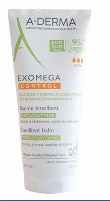 A-Derma Exomega Control Emollient Balm 200ml | Rich Moisturizing Care