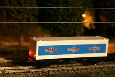 SPUR N FLM CONTAINERTRAGWAGEN BR MIT MICRO-LED ZUGSCHLUSSBELEUCHTUNG