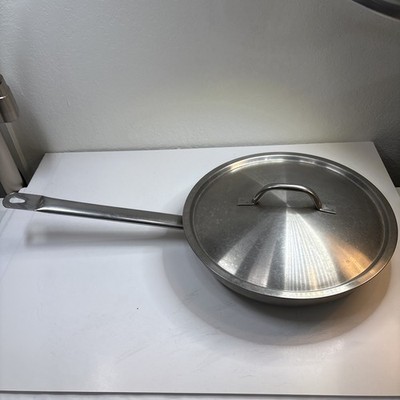 Vollrath 3412 Centurion 12 1/2'' Stainless St Commercial Restaurant Fry Pan Lid